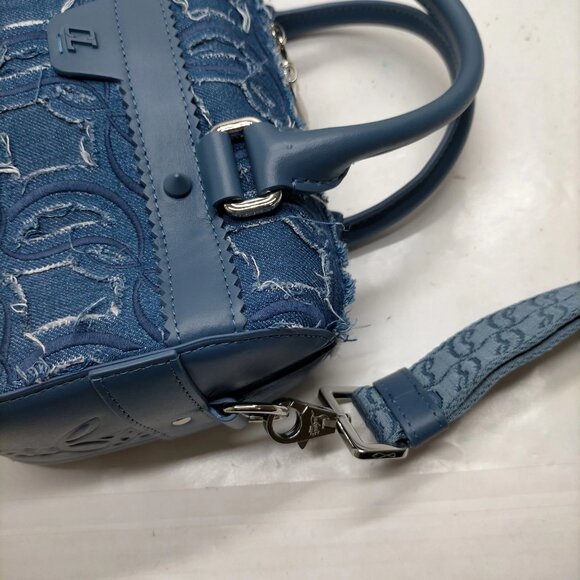 Christian Louboutin Blue Denim Hand Bag mon1168-110525 - Picture 6 of 16